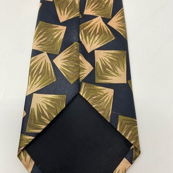 Vintage Pierre Balmain Geometric Patterned Tie - Picture 5 of 5